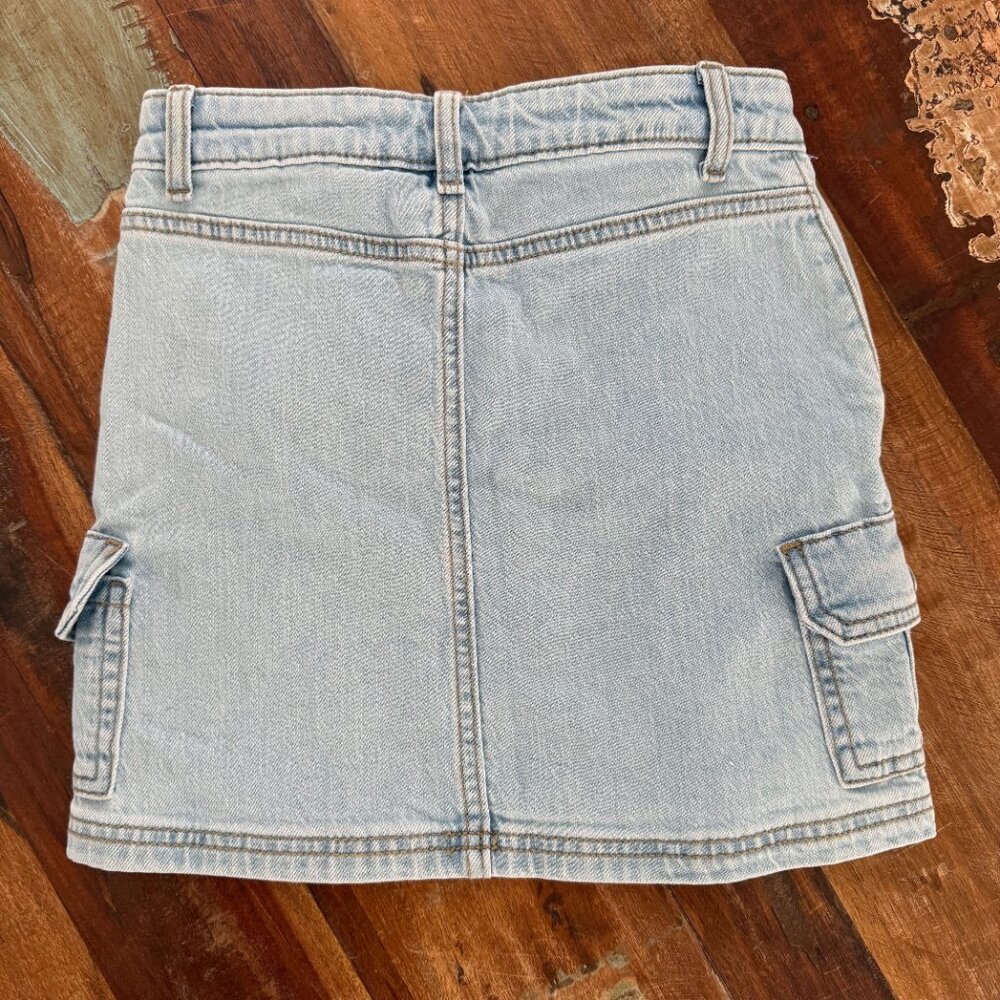 Cat & Jack Girls Denim Mini Skirt Size 8 - Picture 6 of 9